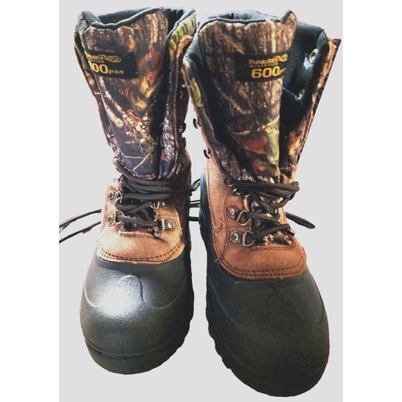 Bushmaster Thinsulate Ultra Camo Boots Hunting Mens Size 6 Leather Upper